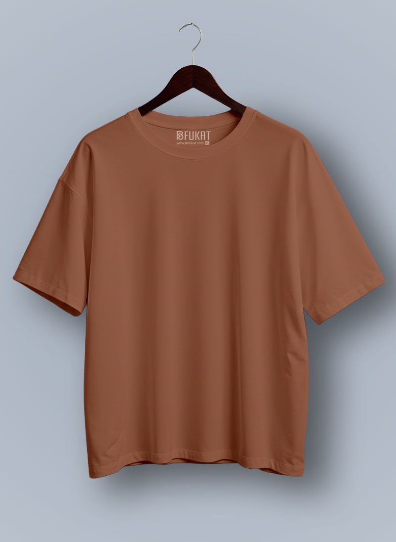 Coffee Plain Oversized T-shirt